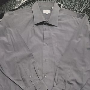 Modena 18 1/2 grey button down shirt